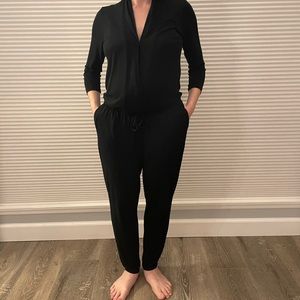Maternity Black medium GAP jumpsuit - EUC!
